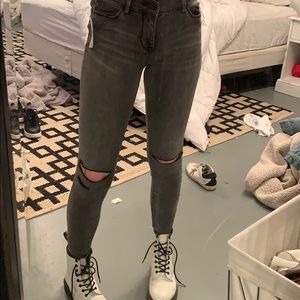 Black skinny jeans